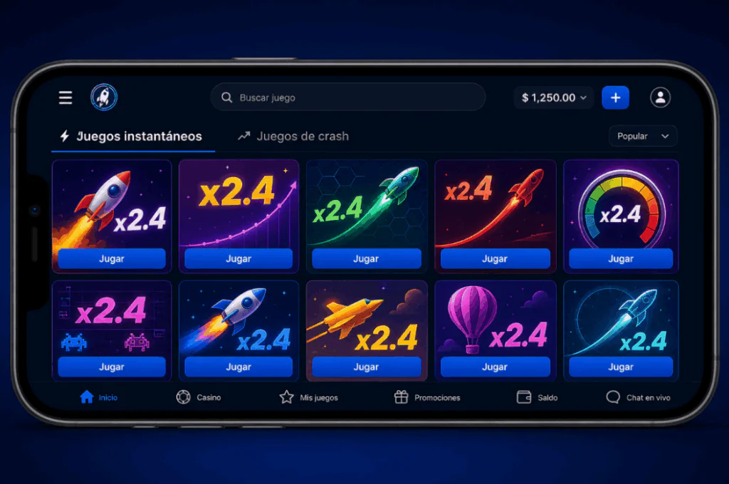 Aplicación de 1xBet Casino
