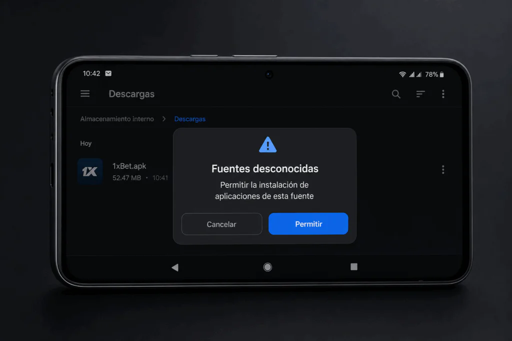 1xBet en Android