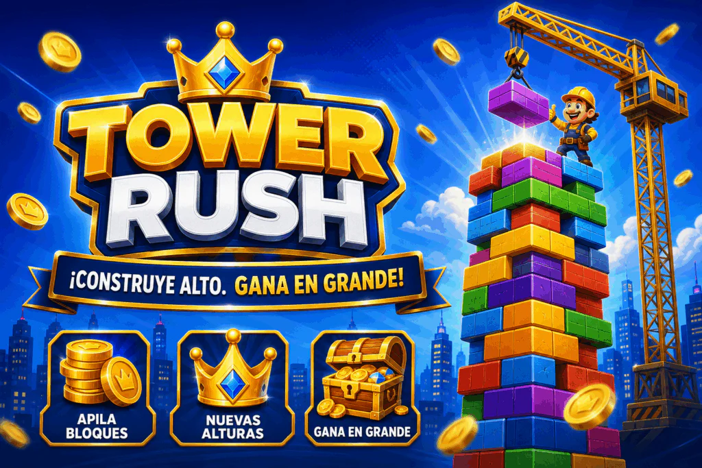 Tower Rush en 1xBet